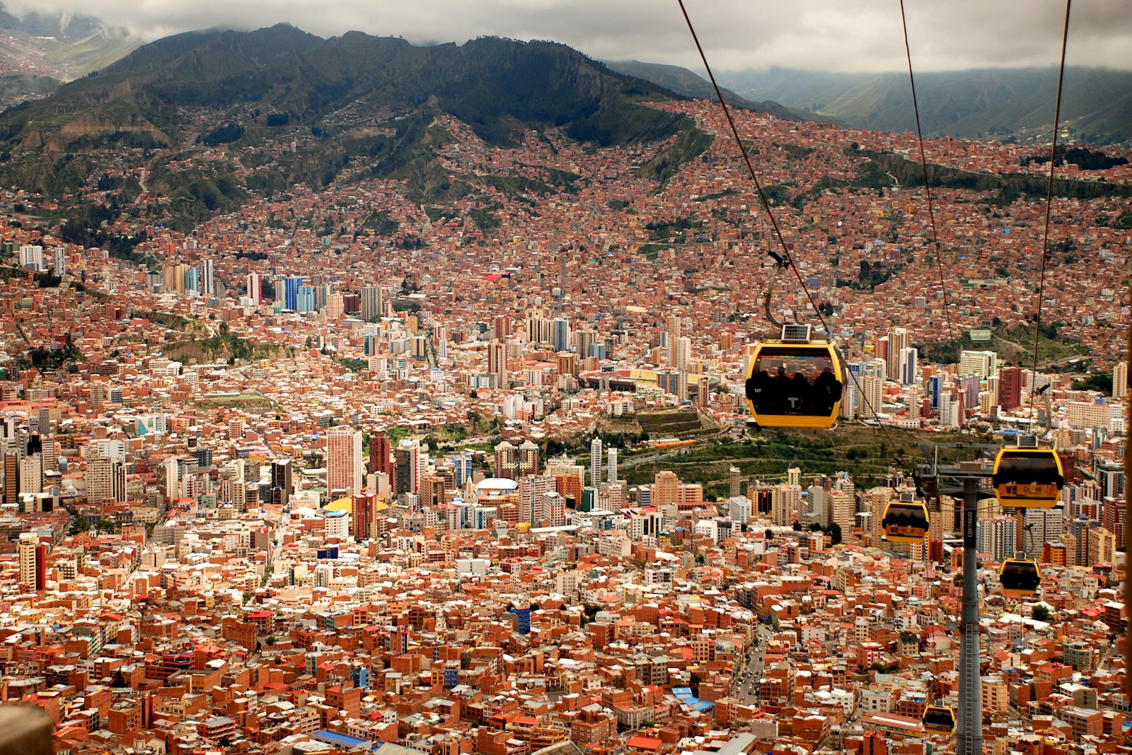 Panoramic view of La Paz, Bolivia